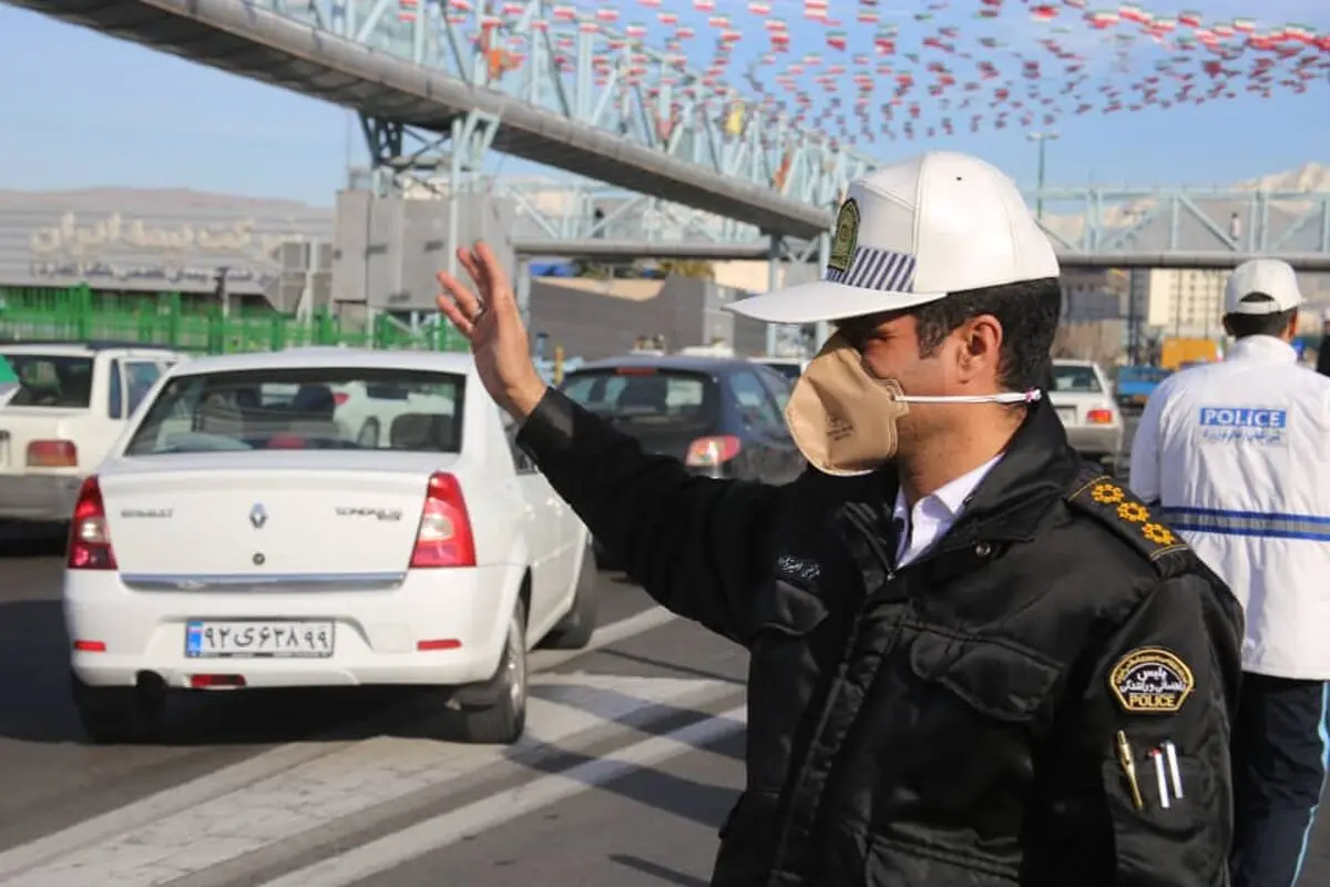 تمهیدات پلیس راهور برای جلوگیری از ترافیک در پایان مراسم ۲۲ بهمن