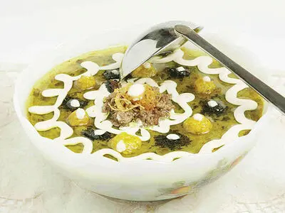 طرز تهیه آش سماق با کوفته قلقلی