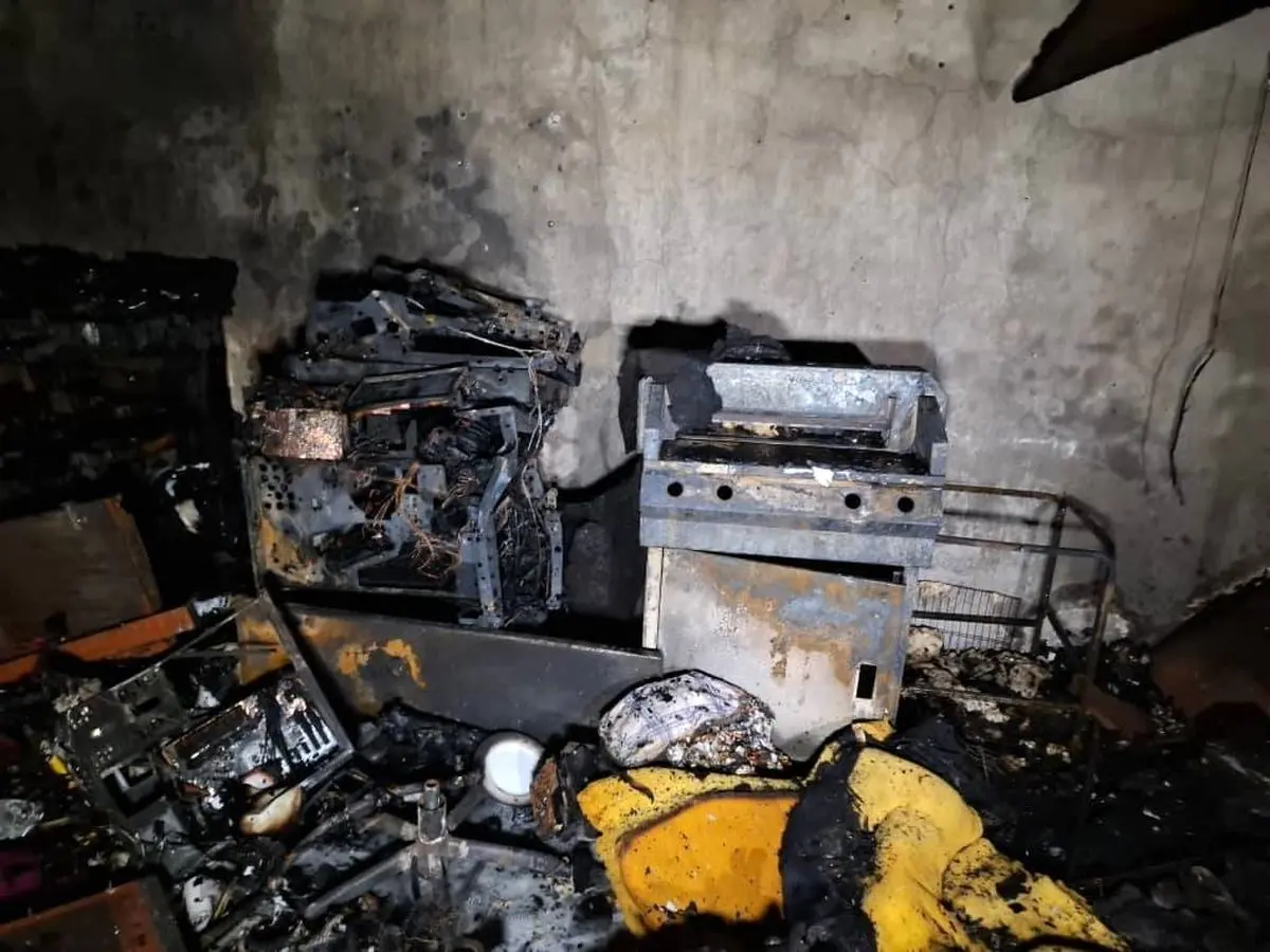 آتش‌سوزی پاساژی در فلکه دوم صادقیه؛ یک نفر جان باخت+ فیلم
