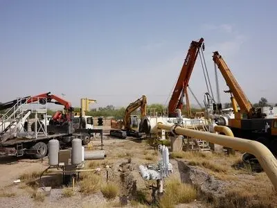 عملیات گسترده تعمیرات خط هفتم گاز سراسری به طول ۱۰۰ کیلومتر