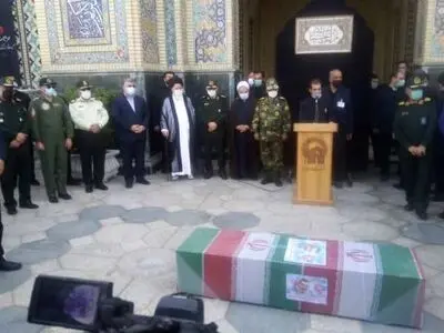 پیکر سرلشگر فیروزآبادی در حرم امام رضا علیه السلام تشییع شد