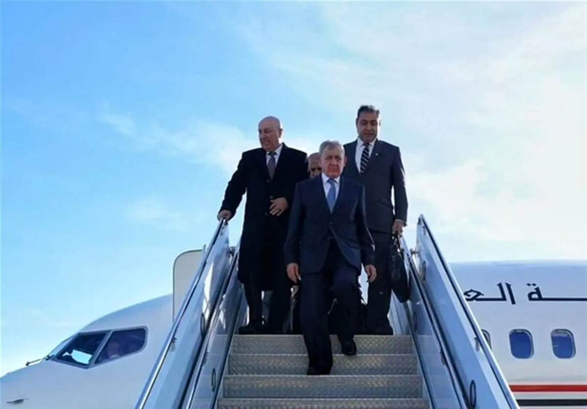 الرئیس العراقي یصل إلى طهران 