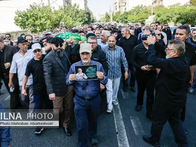 تشییع پیکر «احمد توکلی»