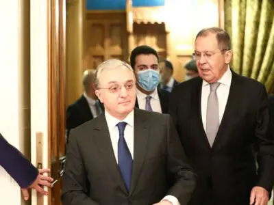 وزیر خارجه ارمنستان وارد مسکو شد