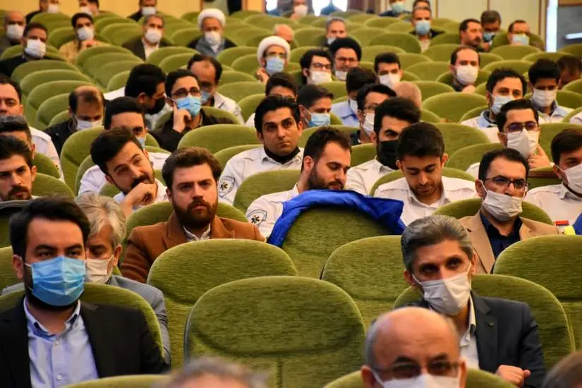 همایش تجلیل از مدافعان سلامت در اردبیل