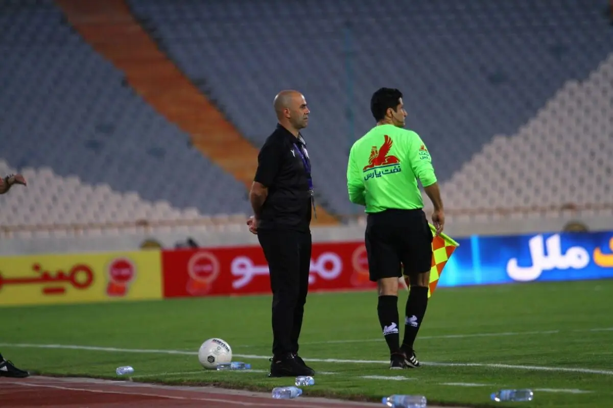 مربی نساجی: بازیکنان تحت تاثیر نام پرسپولیس بودند/ گل دوم آنها آفساید بود