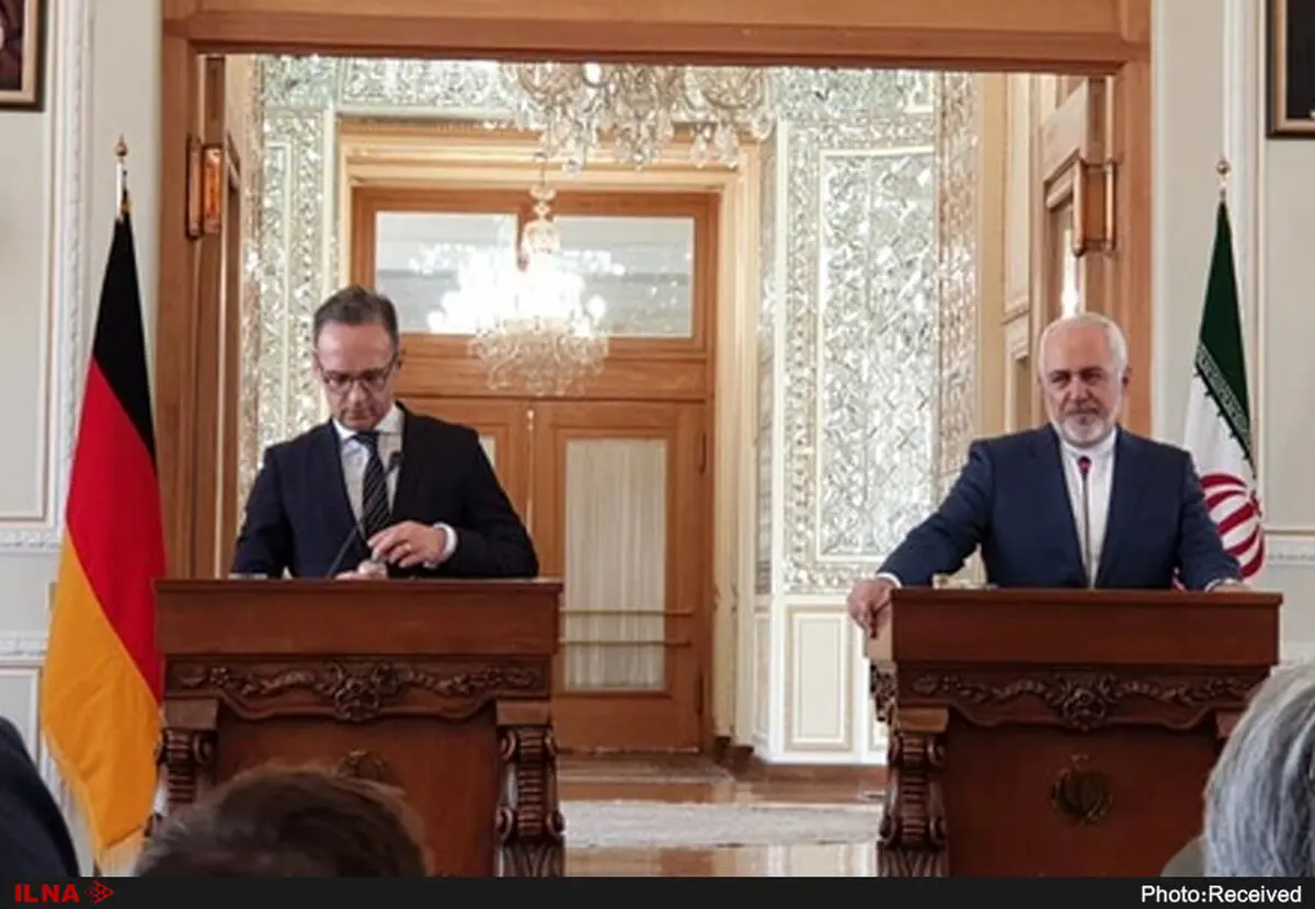 توئیت ظریف درباره گفت‌وگو با وزیر خارجه آلمان