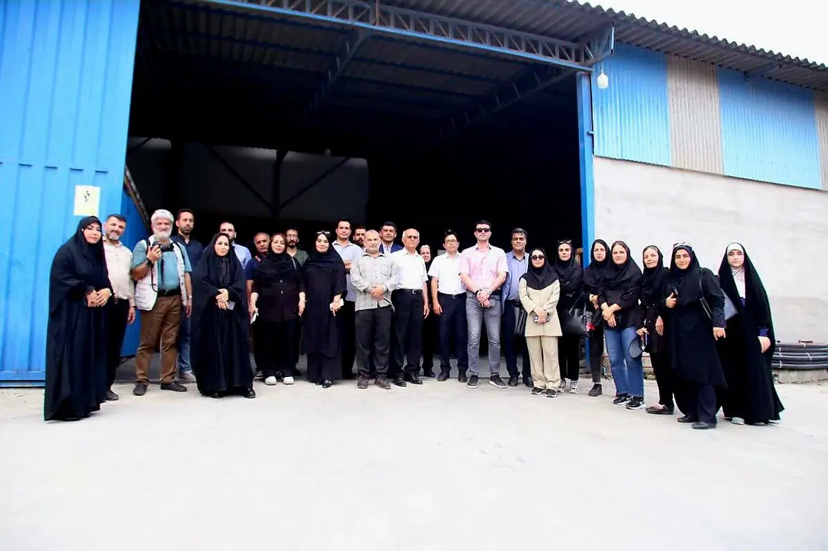 بازدید خبرنگاران مازندران از شهرک صنعتی جمشیدآباد آمل 
