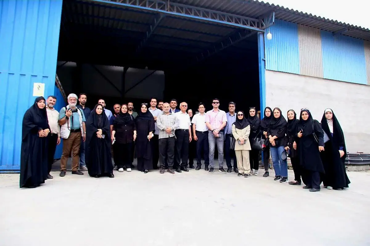 بازدید خبرنگاران مازندران از شهرک صنعتی جمشیدآباد آمل 