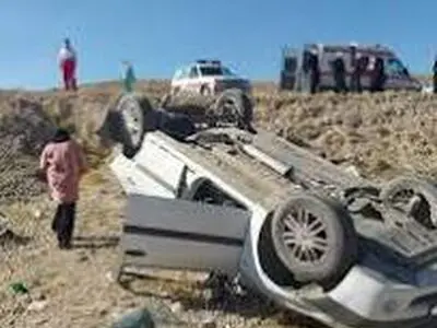 ۶ مصدوم در واژگونی خودرو سواری در محور شهرکرد- جونقان