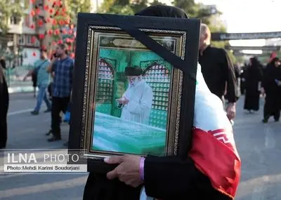  دومین روز مراسم وداع با رهبر شهید انقلاب در مصلای تهران/ 9