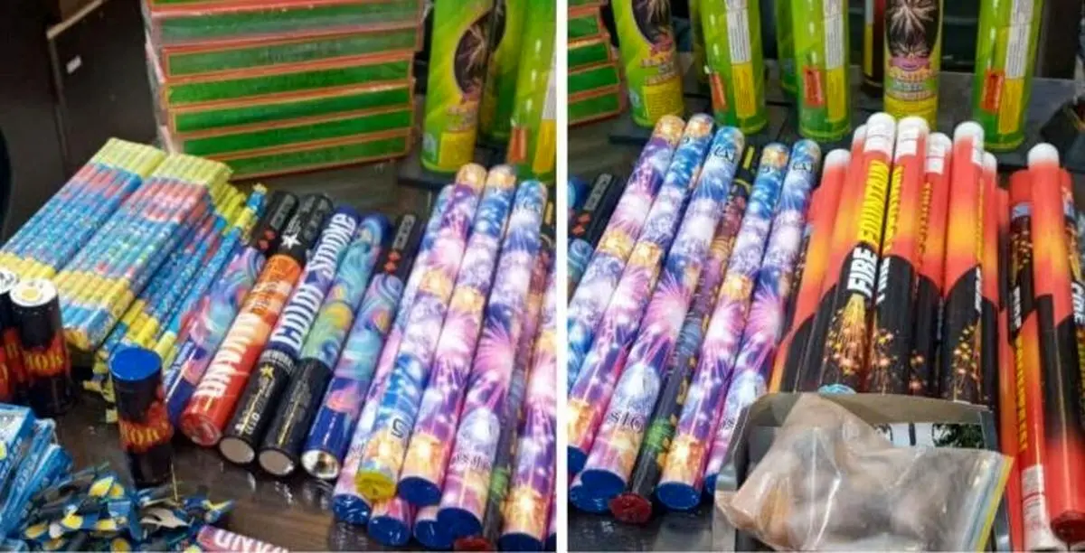 کشف بیش از ۱۷ هزار عدد مواد محترقه غیرمجاز در بندرانزلی