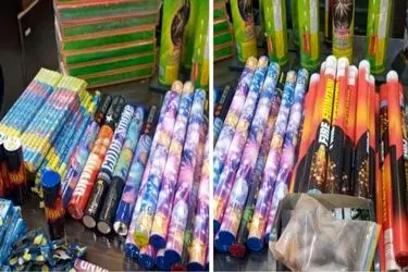 کشف بیش از ۱۷ هزار عدد مواد محترقه غیرمجاز در بندرانزلی