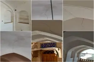 قلعه امیرآباد و حسینیه‌های تاریخی زواره دچار ترک و آسیب‌ شده‌اند/ گزارش‌های دقیق‌تر امروز به تهران ارسال می‌شود