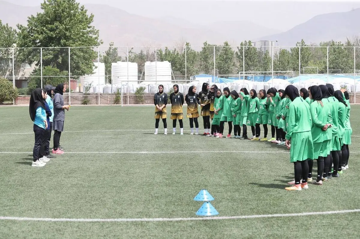 شروع تمرینات تیم ملی فوتبال جوانان بانوان در مرکز ملی فوتبال