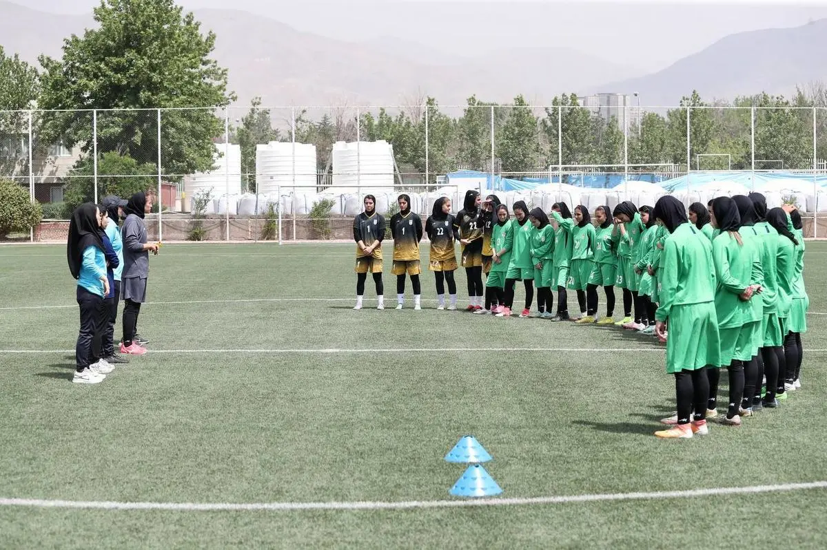 شروع تمرینات تیم ملی فوتبال جوانان بانوان در مرکز ملی فوتبال
