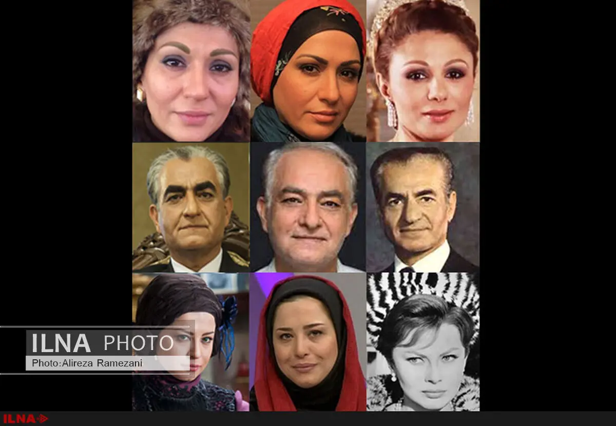 چهره‌های اصلی سریال معمای شاه قبل و بعد از گریم+ عکس