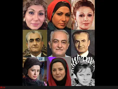چهره‌های اصلی سریال معمای شاه قبل و بعد از گریم+ عکس