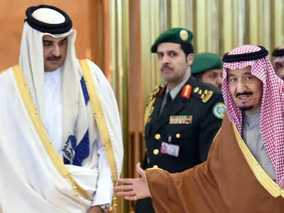 پیام پادشاه عربستان به امیر قطر