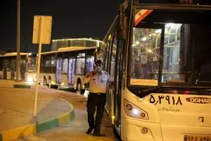حمله افراد ناشناس به اتوبوس درون شهری مشهد