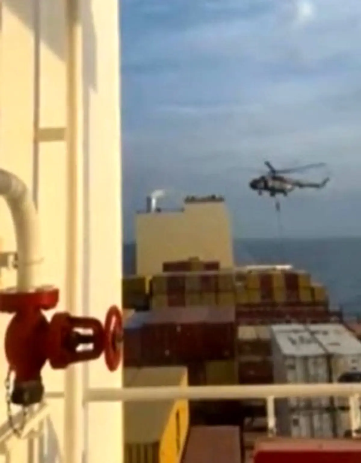 ویدئویی از ورود کماندوهای ایرانی به کشتی MSC ARIES