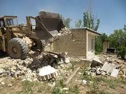 ۵۵ مورد ساخت وساز غیر مجاز در همدان تخریب شد