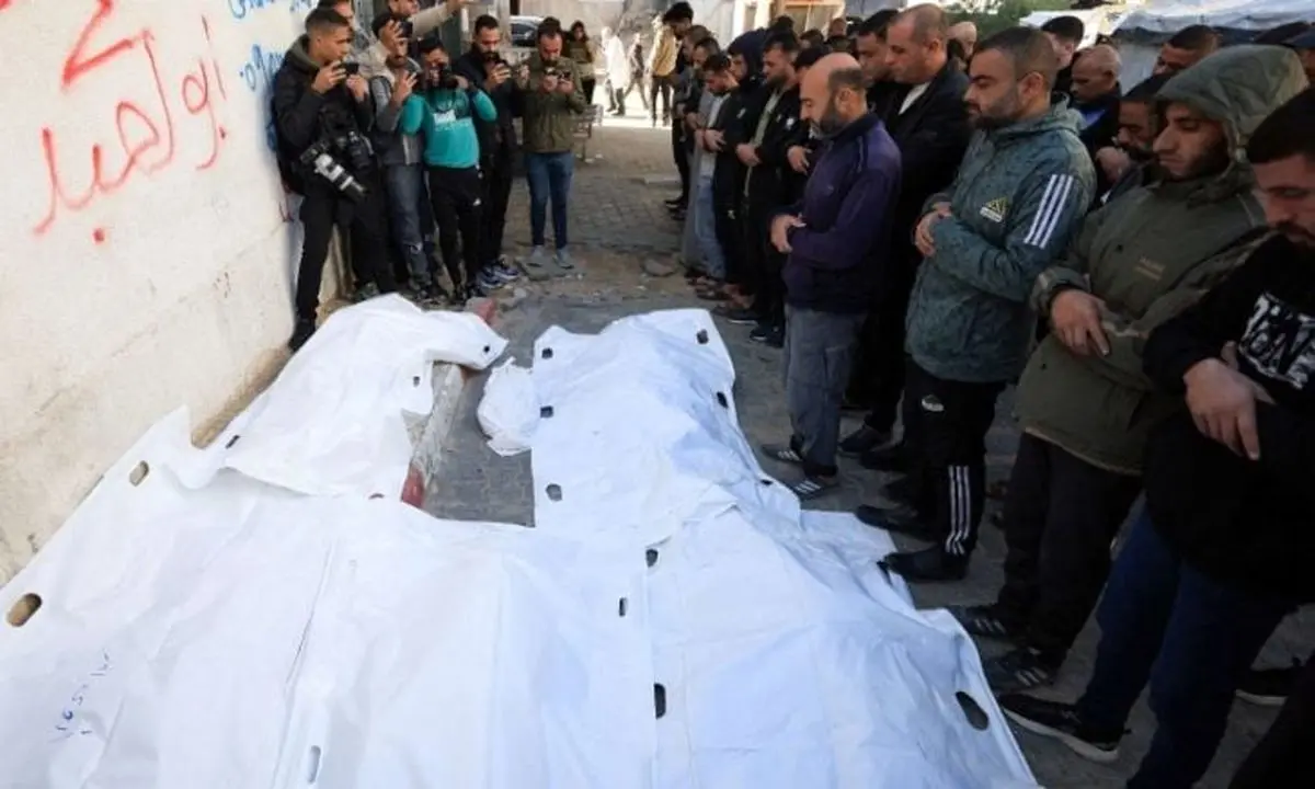 شهادت یک فلسطینی در پی بمباران ارتش اسرائیل در نوار غزه