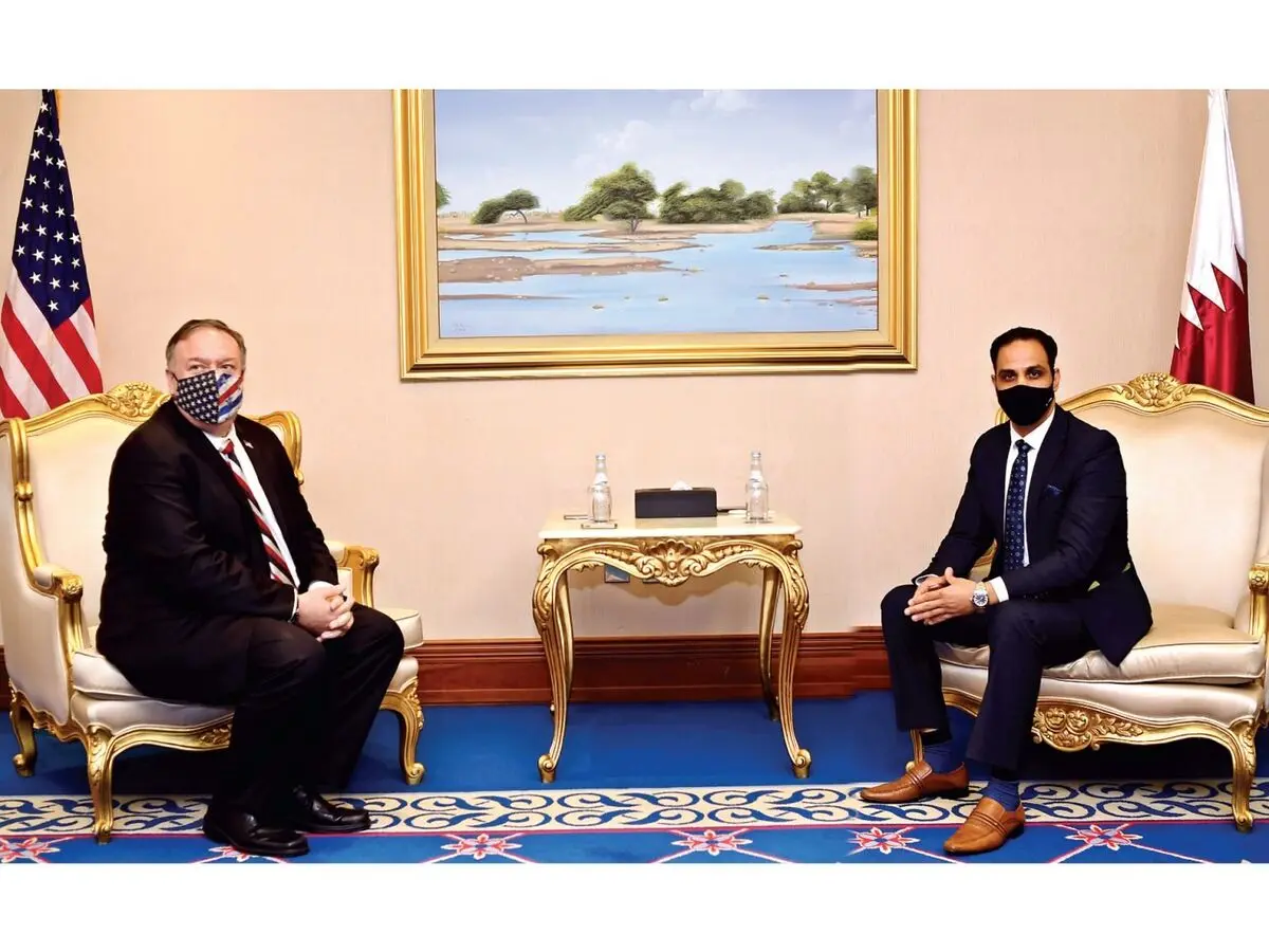 ابراز قدردانی پمپئو از نقش مثبت و سازنده قطر در مذاکرات صلح افغانستان 