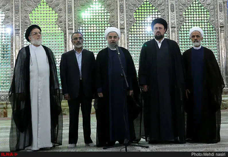 تجدید میثاق رئیس جمهور با آرمان‌های امام راحل و شهدای هشت سال دفاع مقدس