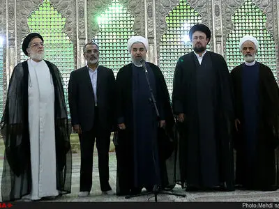 تجدید میثاق رئیس جمهور با آرمان‌های امام راحل و شهدای هشت سال دفاع مقدس