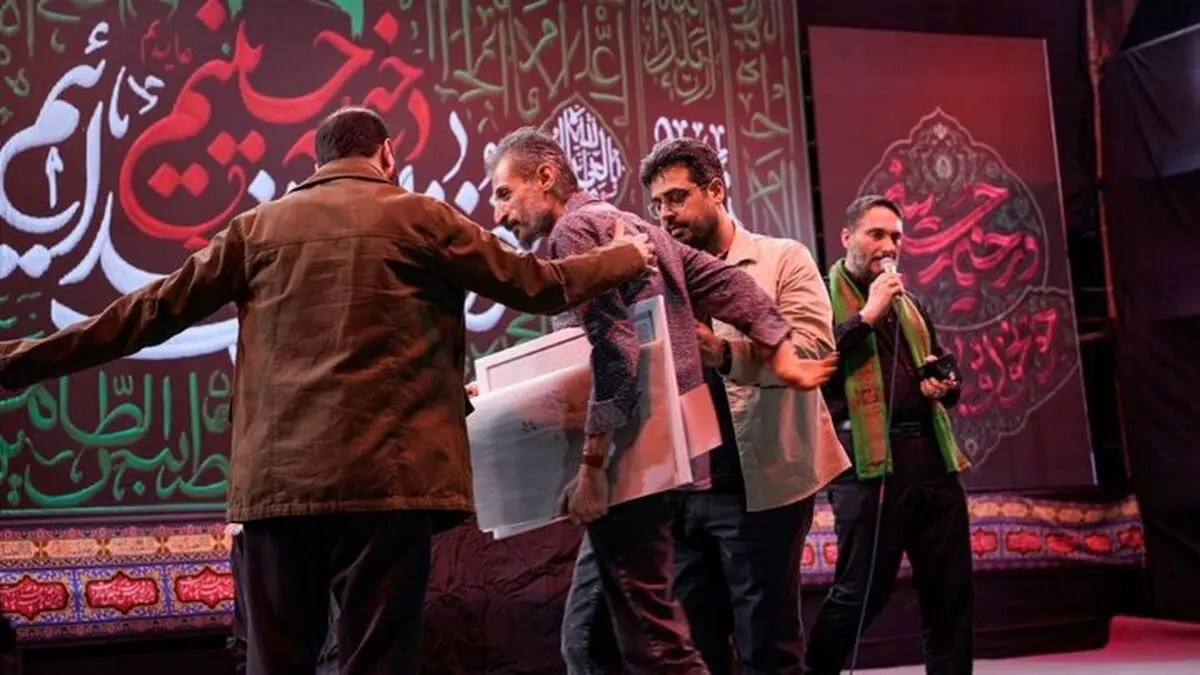 عباس ناصری کاریکاتوریستِ روایتگر جنگ تجلیل شد