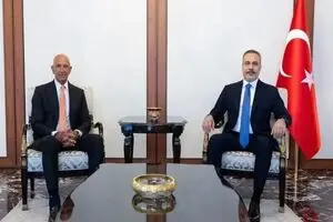 دیدار هاکان فیدان و تام باراک در آنکارا