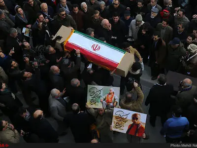 مراسم تشییع پیکر محمد علی اینانلو