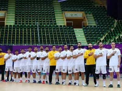 پیروزی تیم هندبال ایران مقابل مالدیو