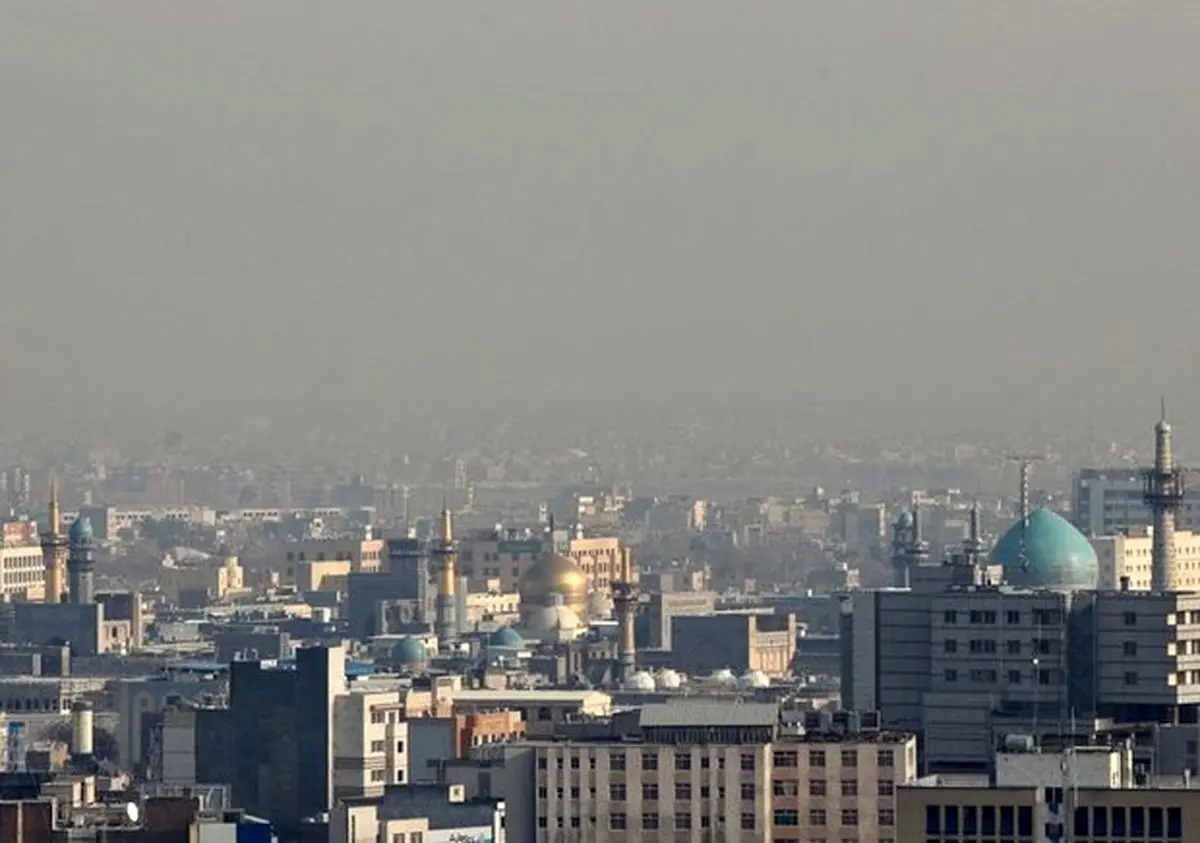 هشدار آلودگی هوا در کلانشهر مشهد