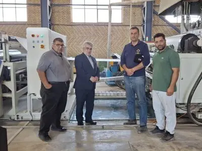 بازدید مدیرعامل فولاد شاهرود از شرکت کاغذ سنگی نوظهور
