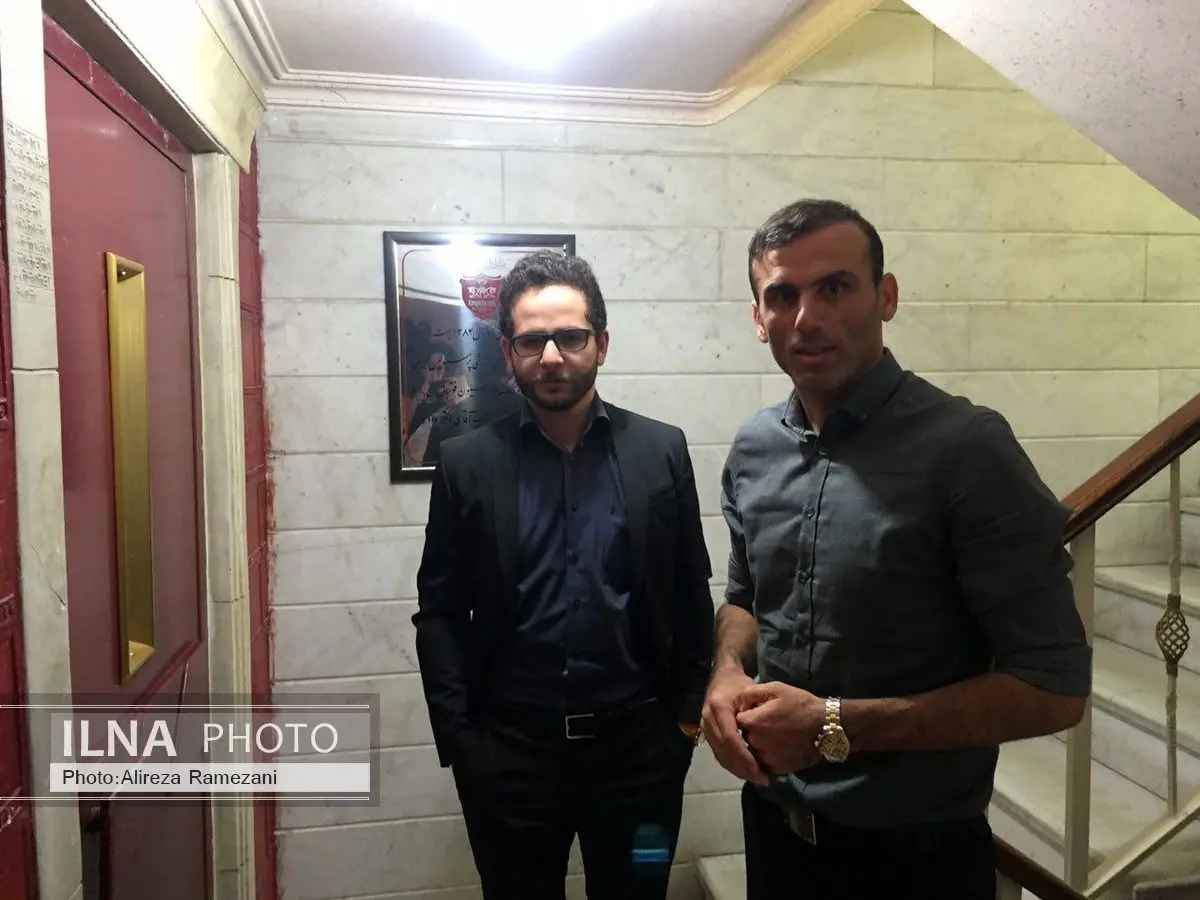 سید جلال حسینی به باشگاه پرسپولیس رفت+عکس