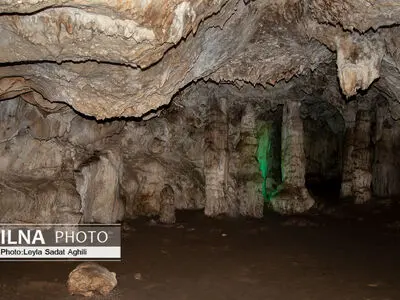 غار ده شیخ اثر هنرمندانه طبیعت