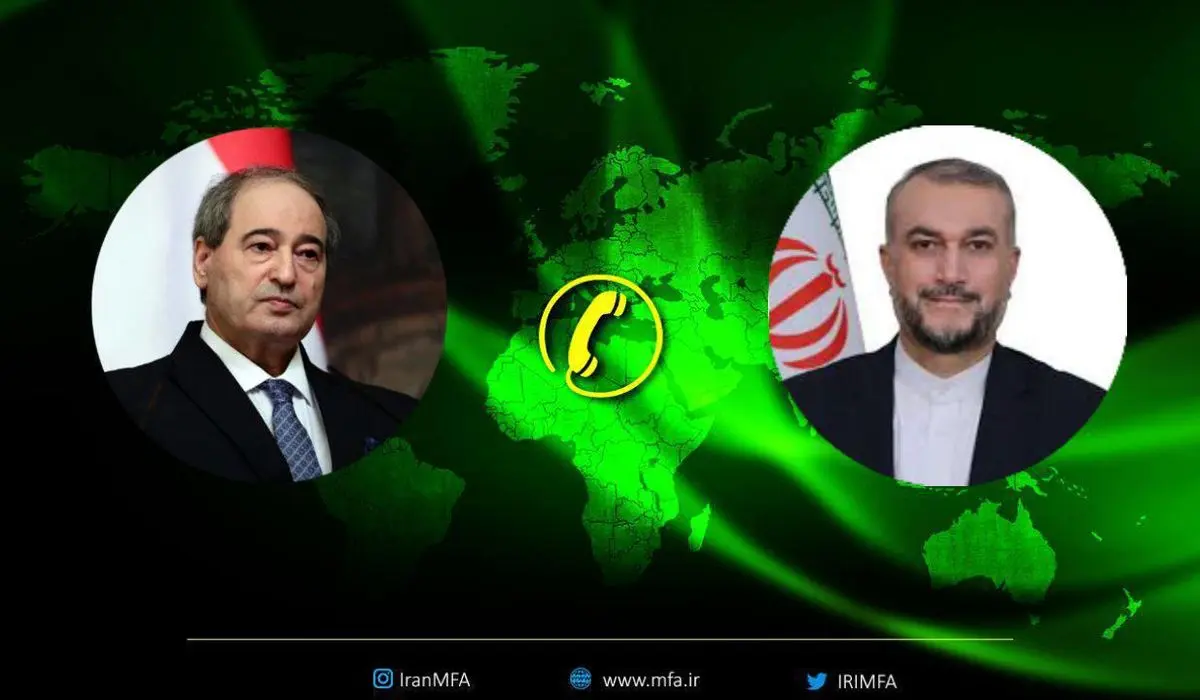تاکید وزرای خارجه ایران و سوریه بر ضرورت همکاری کشورهای منطقه برای ریشه‌کنی پدیده شوم تروریسم