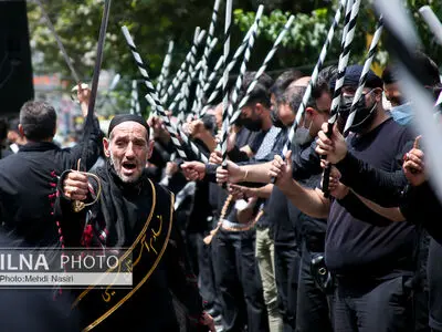 مراسم عزاداری تاسوعای حسینی در منیریه تهران