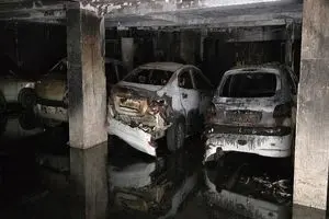  آتش‌سوزی در ساختمان 5 طبقه خیابان رسالت