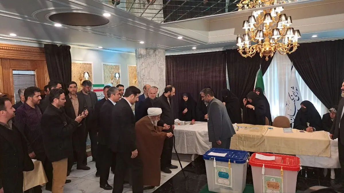 آیت الله جنتی در انتخابات شرکت کرد