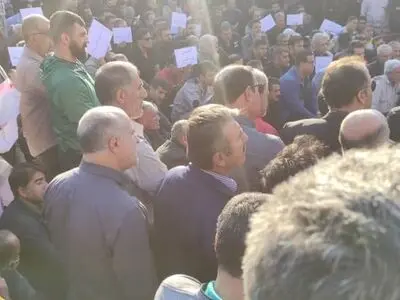 تجمع اعتراضی کارگران ارکان ثالثِ نفت و گاز گچساران