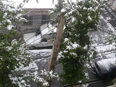 بارش برف، کرج را سفید پوش کرد