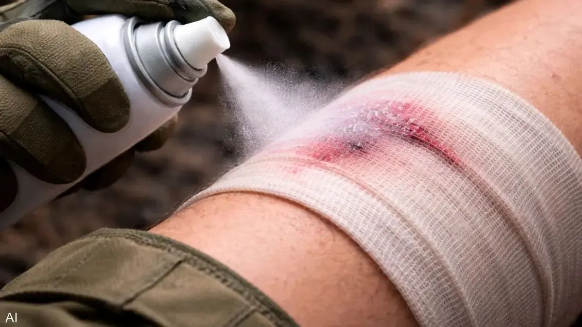 اسپری‌ای که خونریزی را در عرض یک ثانیه متوقف می‌کند