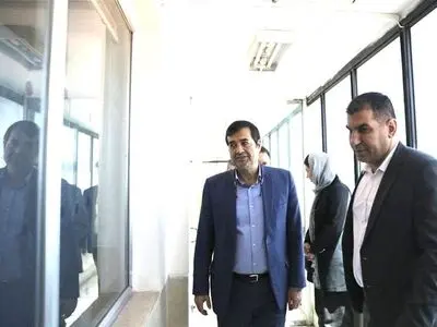  عیادت وزیر ورزش و رئیس فدراسیون بوکس از جاسم دلاوری 
