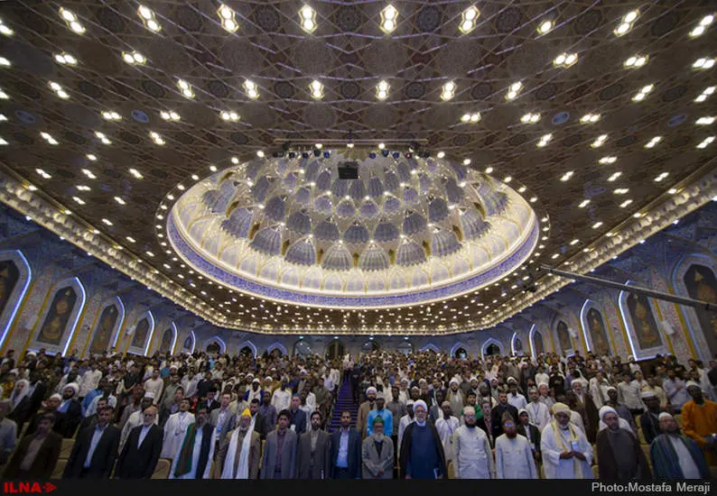 اختتامیه اولین دوره مسابقات بین المللی قرآن ویژه طلاب جهان اسلام در مدرسه امام کاظم شهر قم