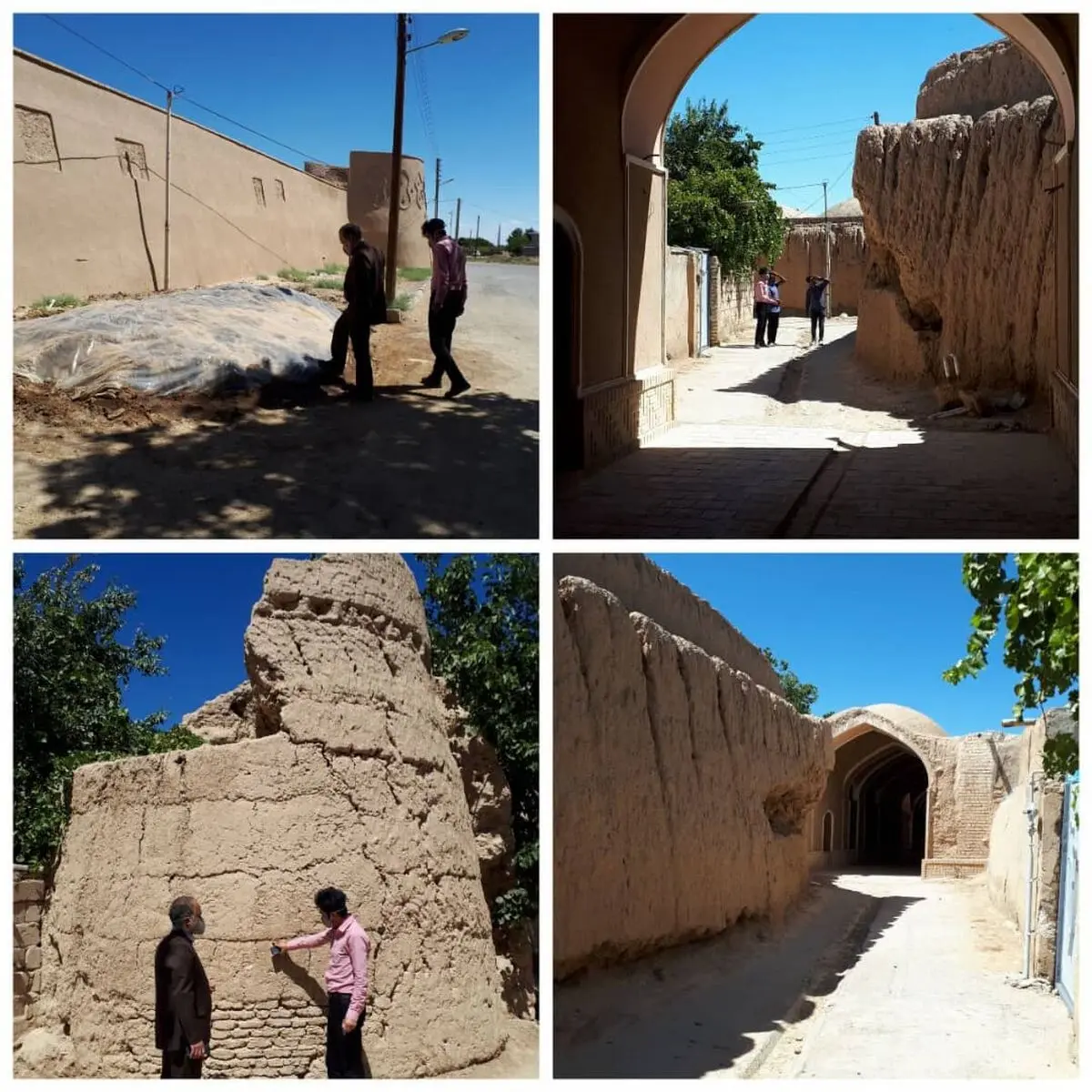 آغاز مرحله جدید مرمت قلعه تاریخی امیریه دامغان
