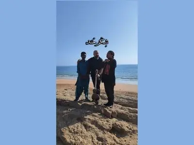 «تار و تاریخ» با «شکرخند» به ساحل دریای عمان رفت+فیلم