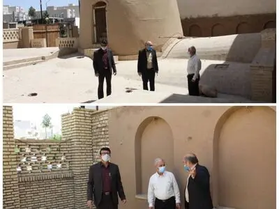 ادامه مرمت آسیاب تاریخی طاووس سمنان